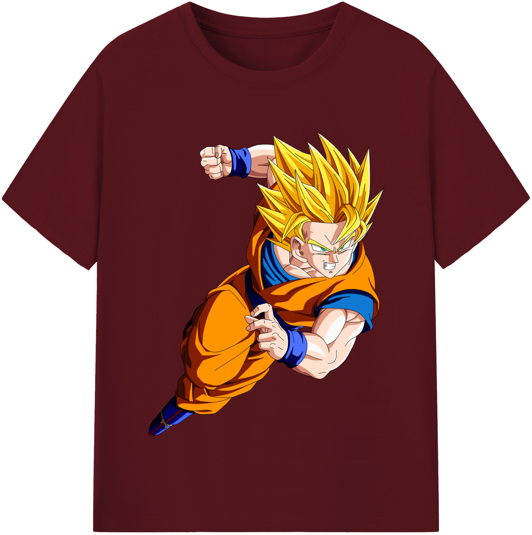 （画像用） ドラゴンボール 孫悟空（そん ごくう）Son Goku カカロット DRAGON BALL Kakarotto 綿100％半袖Tシャツ（フロントプリント）